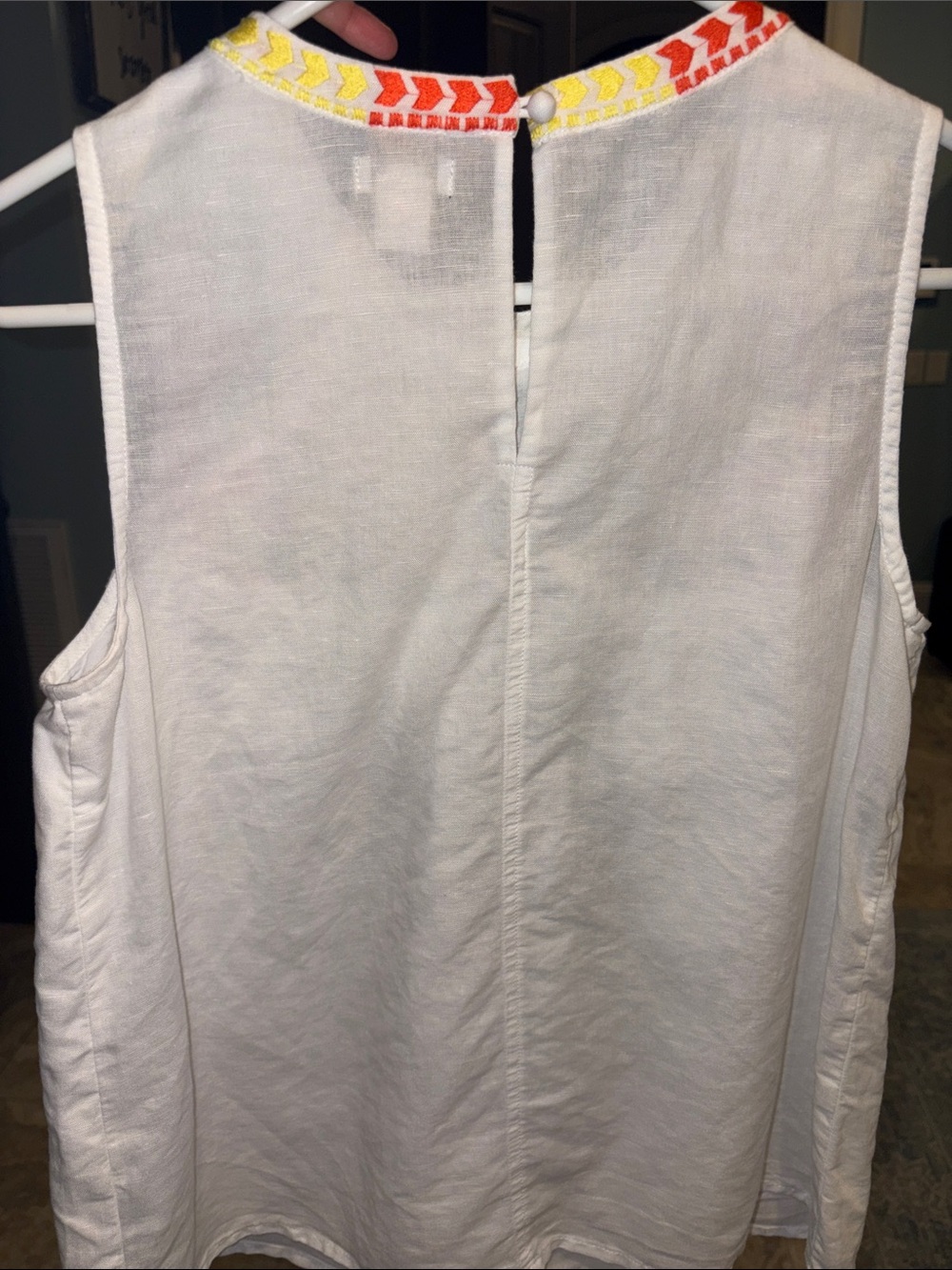 J.Crew floral embroidered top size 2 - Picture 3 of 5